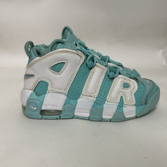 Nike Air More Uptempo GS “Island Green White” - Picture 4 of 10